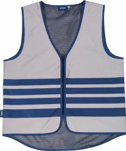 ECykelhjelm.dk Abus Advarselvest Lumino Urban I Sølv