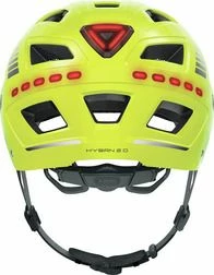 Abus Hyban 2.0 LED Signal Yellow Shiny M. Indbygget Led Lys - Cykelhjelm 5 Abus Hyban 2.0 LED Signal Yellow Shiny M. Indbygget Led Lys - Cykelhjelm - Billede 3
