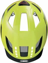 Abus Hyban 2.0 LED Signal Yellow Shiny M. Indbygget Led Lys - Cykelhjelm 6 Abus Hyban 2.0 LED Signal Yellow Shiny M. Indbygget Led Lys - Cykelhjelm - Billede 4