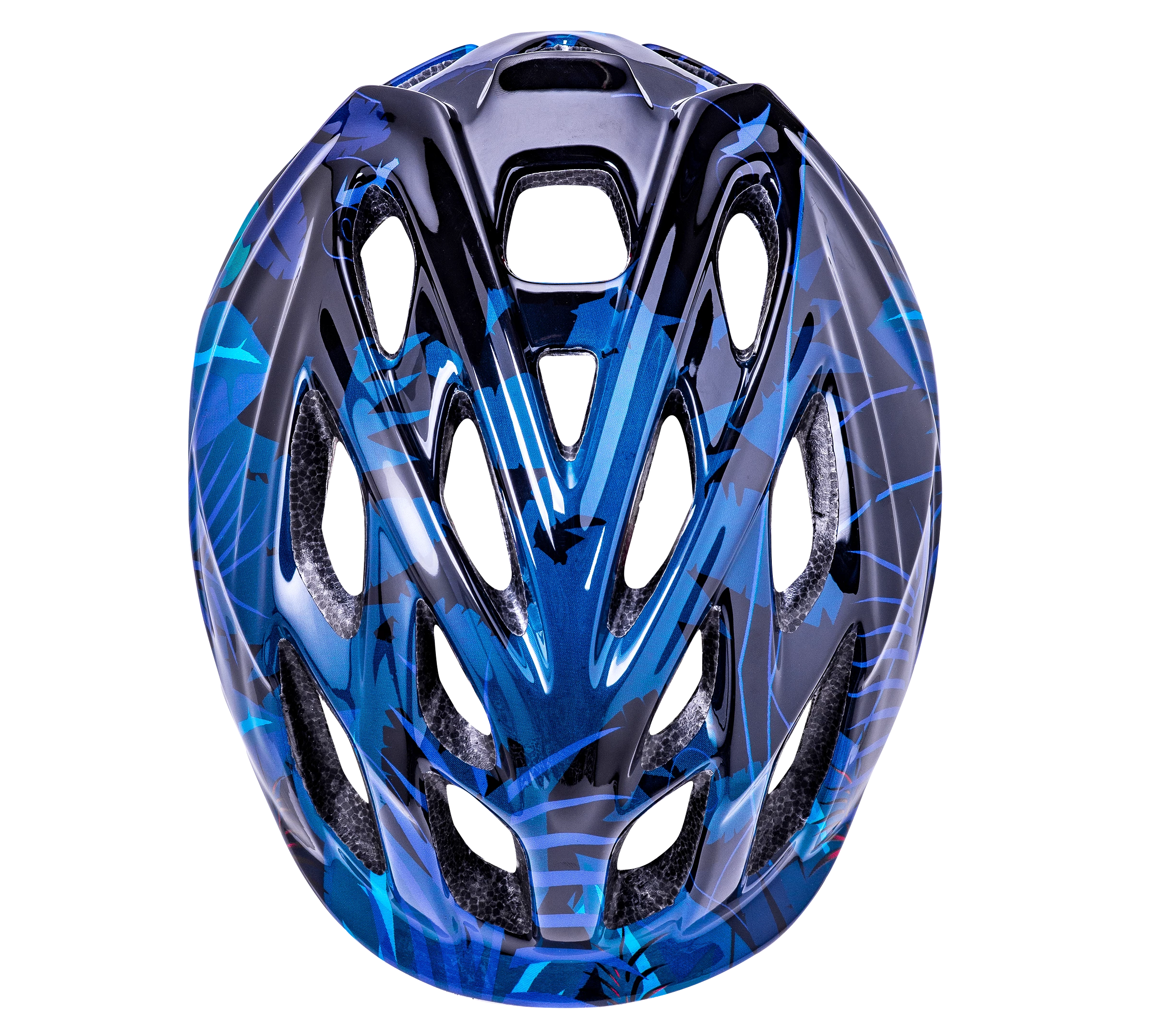 KALI Chakra Child Lighted Jungle Blå - Cykelhjelm 5 KALI Chakra Child Lighted Jungle Blå - Cykelhjelm - Billede 3