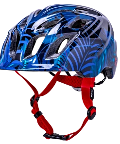 KALI Chakra Child Lighted Jungle Blå - Cykelhjelm