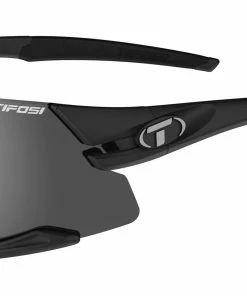 Tifosi Aethon Matte Black Smoke/AC Red/Clear - Cykelbriller