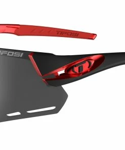 Tifosi Alliant Black/Red Smoke/rød/klar Cykelbriller