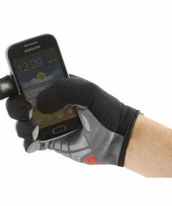 M-Wave GEL-CYKELHANDSKER BESKYTTELSE FULL-FINGER Sort / Grå -Deals Cykelhjelm til landevej Store gel cykelhandsker beskyttelse full finger sort graa 3