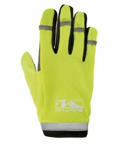 M-Wave M - Wave / Cykelhandsker - Kan Bruges Til Touch Skærm - Non-Slip - Neon Gule