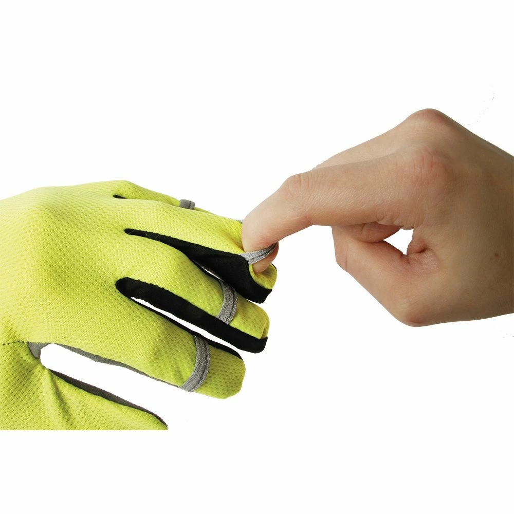 M-Wave M - Wave / Cykelhandsker - Kan Bruges Til Touch Skærm - Non-Slip - Neon Gule 6 M-Wave M - Wave / Cykelhandsker - Kan Bruges Til Touch Skærm - Non-Slip - Neon Gule - Billede 4