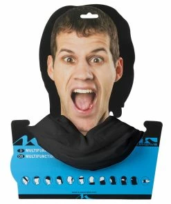 M-WAVE - Solid Sort - Halsedisse / Onesize 5 M-WAVE - Solid Sort - Halsedisse / Onesize -Deals Cykelhjelm til landevej Store m wave solid sort halsedisse 1