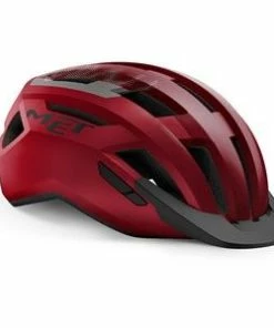 MET Cykelhjelm ALLROAD Rød Sort/MATT