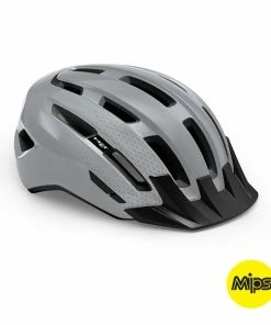 MET Cykelhjelm Downtown MIPS GREY/GLOSSY