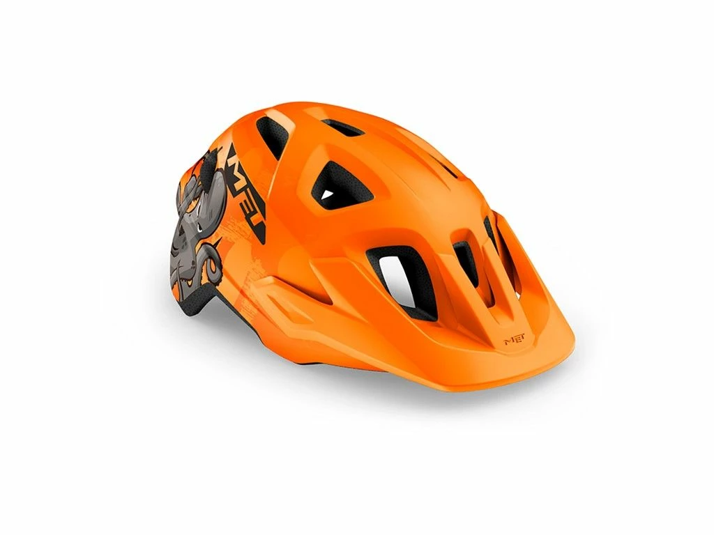 MET Cykelhjelm Eldar Orange Octopus/Matt 3 MET Cykelhjelm Eldar Orange Octopus/Matt