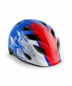 MET Cykelhjelm Elfo Blue Red Hero/Glossy