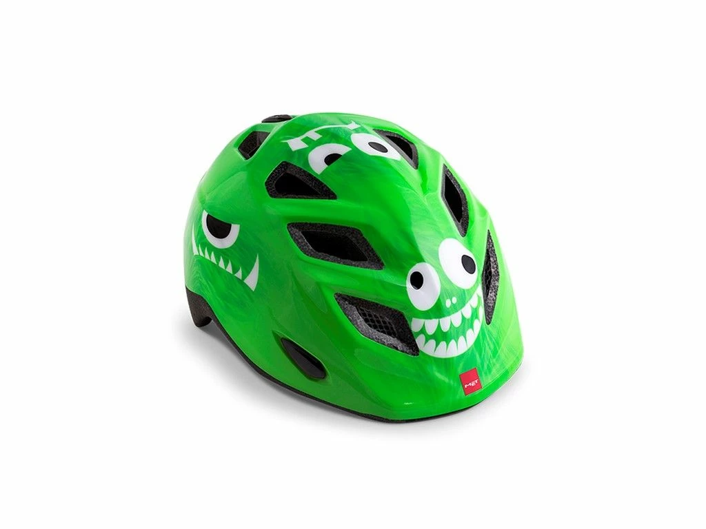 MET Cykelhjelm Elfo Green Monsters/Glossy 2 MET Cykelhjelm Elfo Green Monsters/Glossy