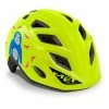 MET Cykelhjelm Elfo Lime Green Monkey/Glossy -Deals Cykelhjelm til landevej Store met cykelhjelm elfo lime green monkeyglossy