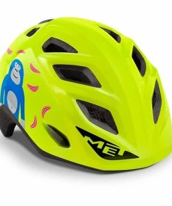 MET Cykelhjelm Elfo Lime Green Monkey/Glossy