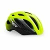 MET Cykelhjelm Road IDOLO - Safety Yellow Black/Glossy -Deals Cykelhjelm til landevej Store met cykelhjelm road idolo safety yellow blackglossy