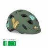 MET Hooray Green Forest/Glossy - Børnecykelhjelm -Deals Cykelhjelm til landevej Store met helmet hooray green forestglossy boernecykelhjelm