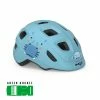MET Hooray Pale Blue Hippo/Glossy - Børnecykelhjelm -Deals Cykelhjelm til landevej Store met hooray pale blue hippoglossy boernecykelhjelm