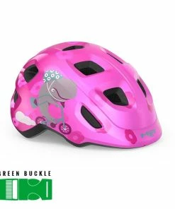 MET Hooray Pink Whale/Glossy - Børnecykelhjelm