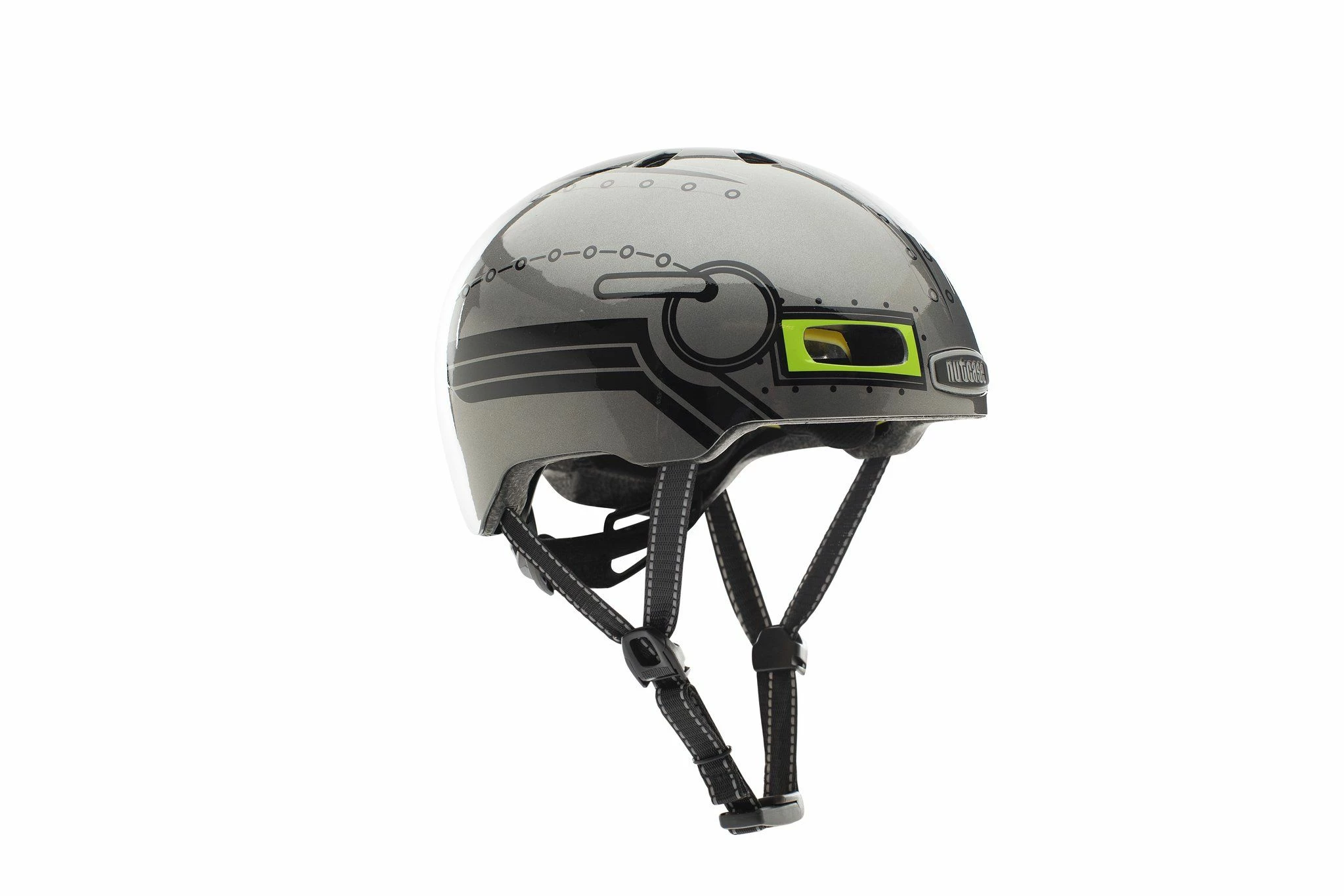 Nutcase Little Nutty Robo Boy Gloss MIPS 4 Nutcase Little Nutty Robo Boy Gloss MIPS - Billede 2