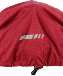 ECykelhjelm.dk Rød Vandtæt Hjelmbetræk -Deals Cykelhjelm til landevej Store roed vandtaet betraek 2