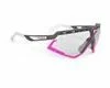 Rudy Project Defender Cykelbrille, Pyombo/Bumber Fuxia/Linse Sort -Deals Cykelhjelm til landevej Store rudy project defender cykelbrille roedsort