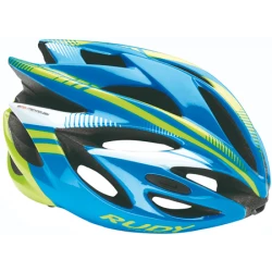 Rudy Project Rush Cykelhjelm, Shiny Azur/neonlime 3 Rudy Project Rush Cykelhjelm, Shiny Azur/neonlime