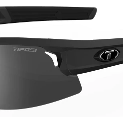 Tifosi Sort Synapse Cykelbriller Med Smoke/red/clear Linser