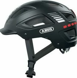 Abus Hyban 2.0 LED Signal Black Matt M. Indbygget Led Lys - Cykelhjelm