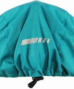 Blå Vandtæt Hjelmbetræk -Deals Cykelhjelm til landevej Store blaa vandtaet betraek 2