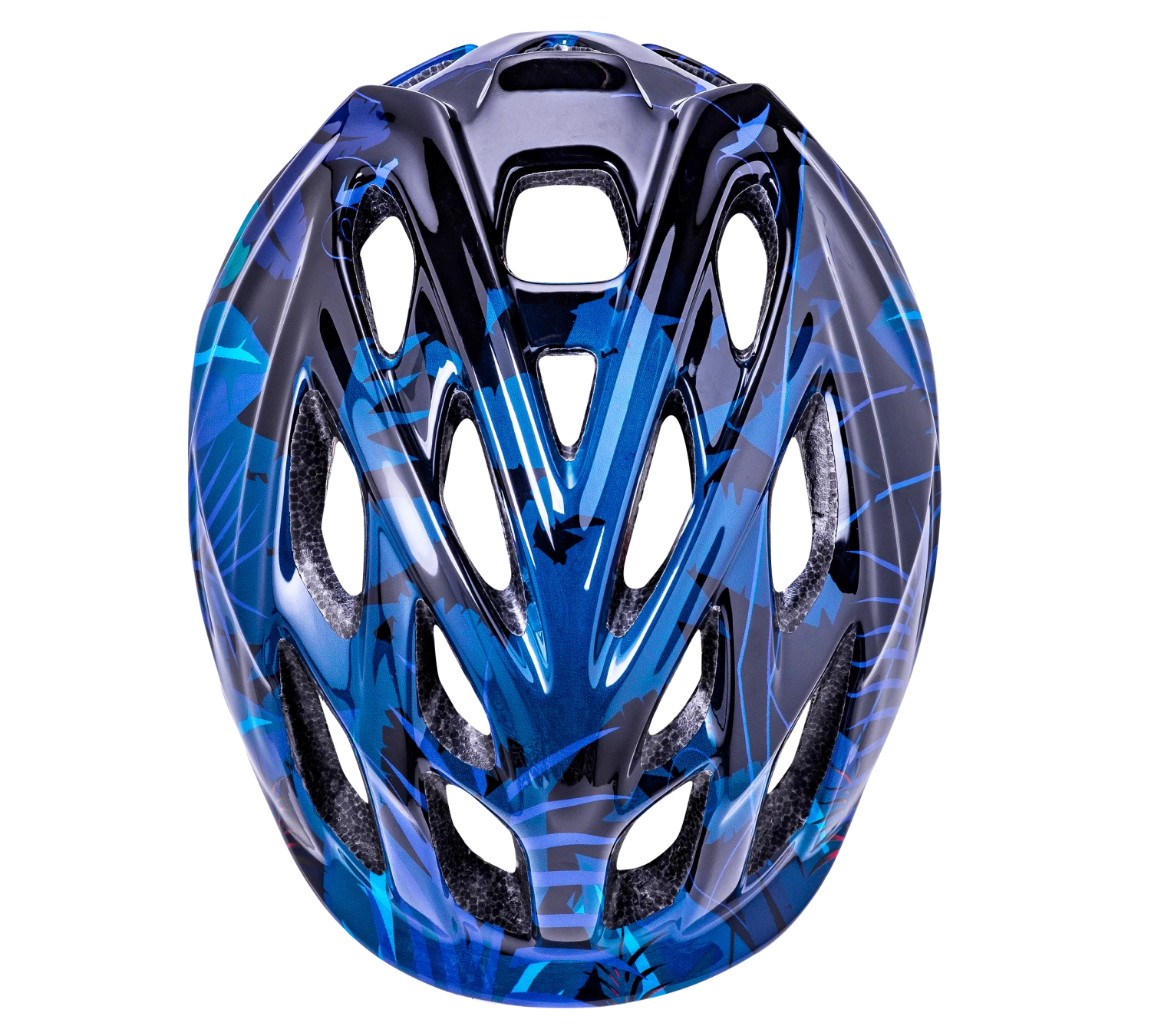 KALI Chakra Child Lighted Jungle Blå - Cykelhjelm 4 KALI Chakra Child Lighted Jungle Blå - Cykelhjelm - Billede 3