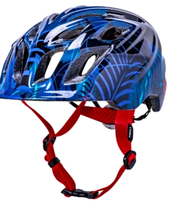 KALI Chakra Child Lighted Jungle Blå - Cykelhjelm