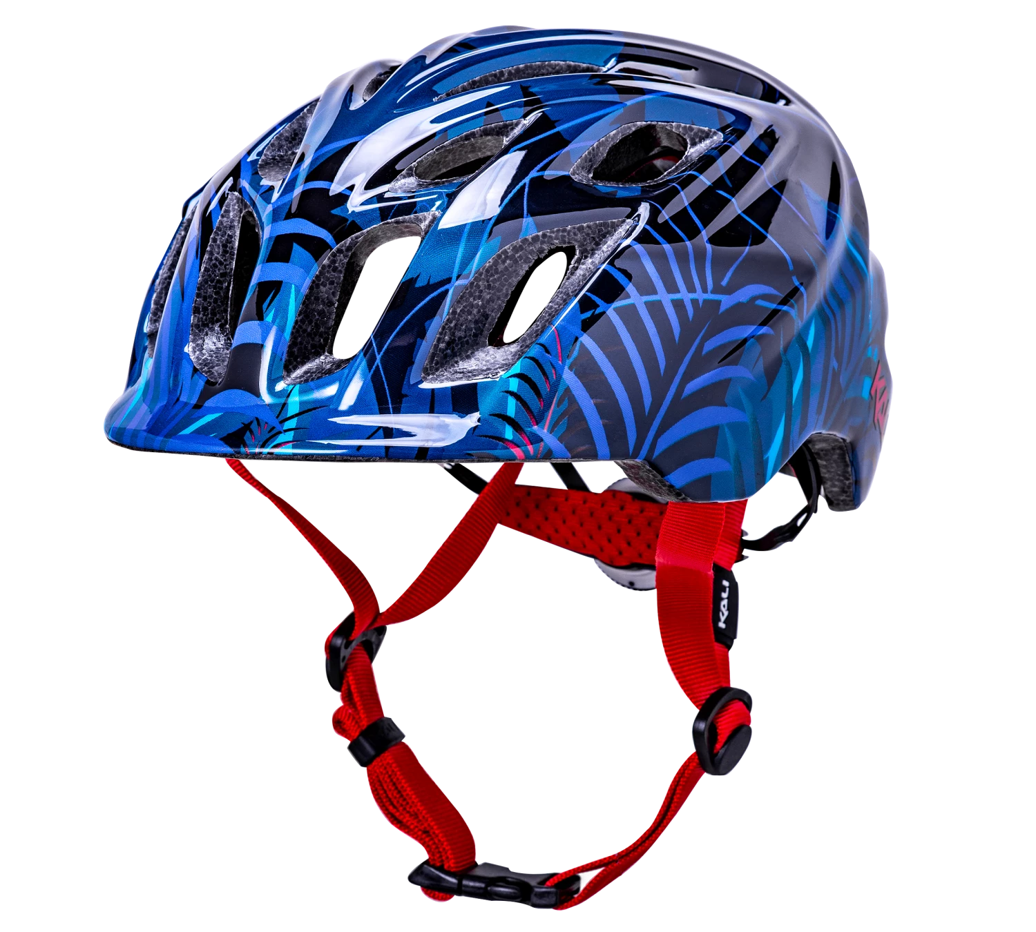 KALI Chakra Child Lighted Jungle Blå - Cykelhjelm 2 KALI Chakra Child Lighted Jungle Blå - Cykelhjelm