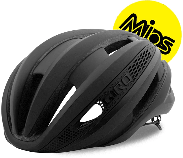 Giro Synthe Mips Cykelhjelm, Mat Sort Flash 3 Giro Synthe Mips Cykelhjelm, Mat Sort Flash