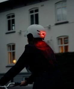 Hecto+ Vision M. Indbygget Lys Hvid - Cykelhjelm -Deals Cykelhjelm til landevej Store hecto vision m indbygget lys hvid cykelhjelm 4