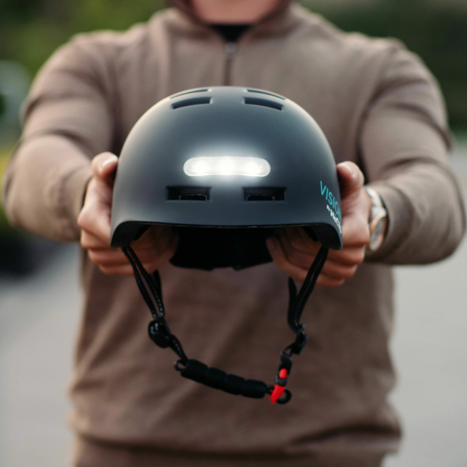 Hecto+ Vision M. Indbygget Lys Sort - Cykelhjelm 4 Hecto+ Vision M. Indbygget Lys Sort - Cykelhjelm - Billede 2