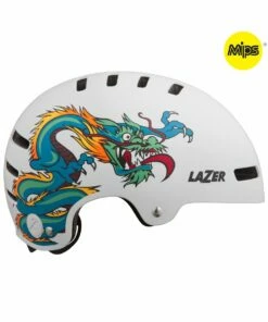 Lazer Urban Cykelhjelm One+ MIPS Dragon Mat Hvid