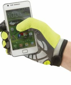 M-Wave M - Wave / Cykelhandsker - Kan Bruges Til Touch Skærm - Non-Slip - Neon Gule -Deals Cykelhjelm til landevej Store m wave cykelhandsker kan bruges til touch skaerm non slip neon gule 4