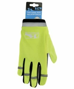 M-Wave M - Wave / Cykelhandsker - Kan Bruges Til Touch Skærm - Non-Slip - Neon Gule -Deals Cykelhjelm til landevej Store m wave cykelhandsker kan bruges til touch skaerm non slip neon gule 5