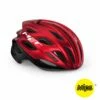 MET Cykelhjelm Estro MIPS Red Black Metallic/Glossy