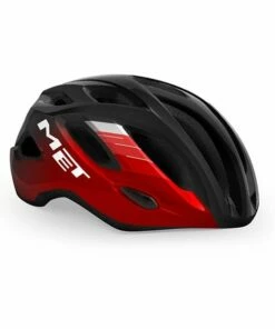 MET Cykelhjelm Road IDOLO - Black Metallic Red/Glossy