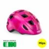 MET Hooray MIPS Pink Hearts/Glossy - Børnecykelhjelm -Deals Cykelhjelm til landevej Store met hooray mips pink heartsglossy boernecykelhjelm