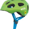 Abus Sparkling Green Youn-I MIPS Juniorhjelm 2 Abus Sparkling Green Youn-I MIPS Juniorhjelm -Deals Cykelhjelm til landevej Store sparkling green youn i mips juniorhjelm
